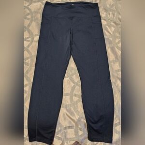 90 Degree By Reflex High Waist Fleece Lined Leggings with Side Pockets